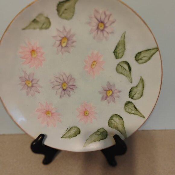Arzberg Germany Hand Painted Floral Round Platter - Picture 3 of 4